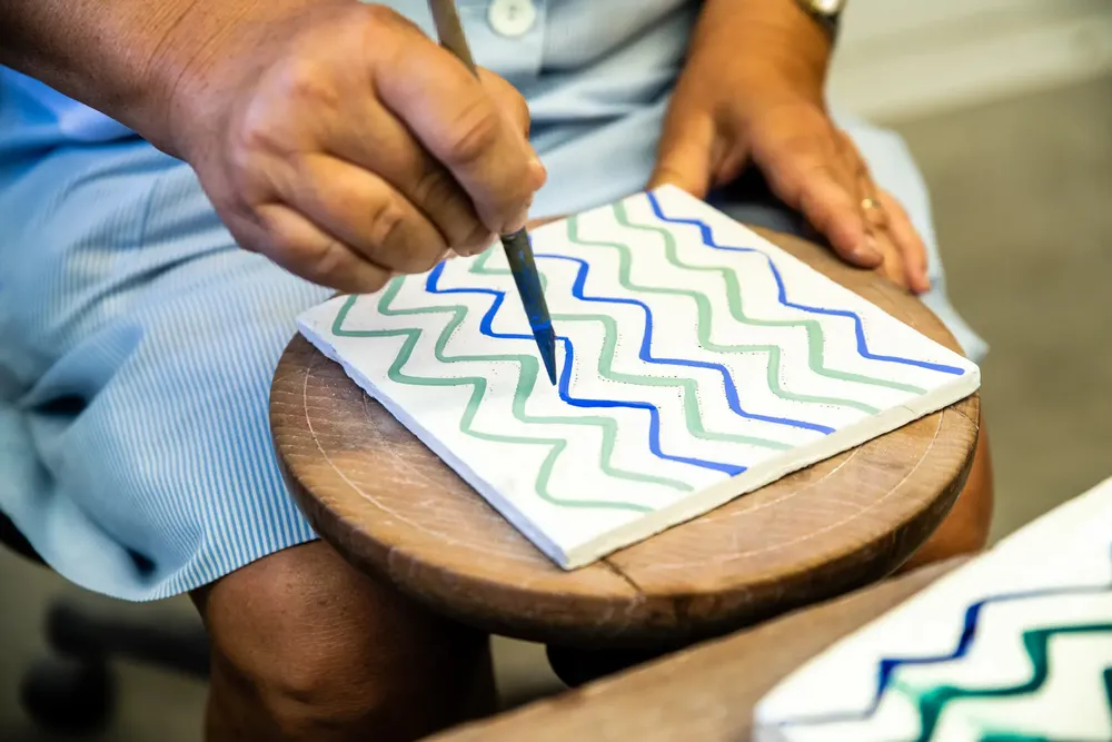 Faience tiles - “Tavira” Collection by Bela Silva - VIÚVA LAMEGO