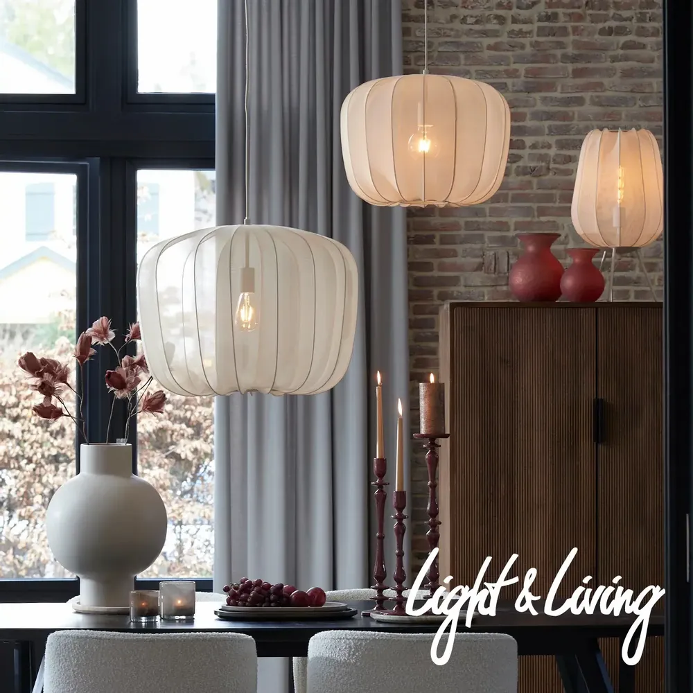 Suspensions - Lampe à suspension « PLUMERIA » - LIGHT & LIVING