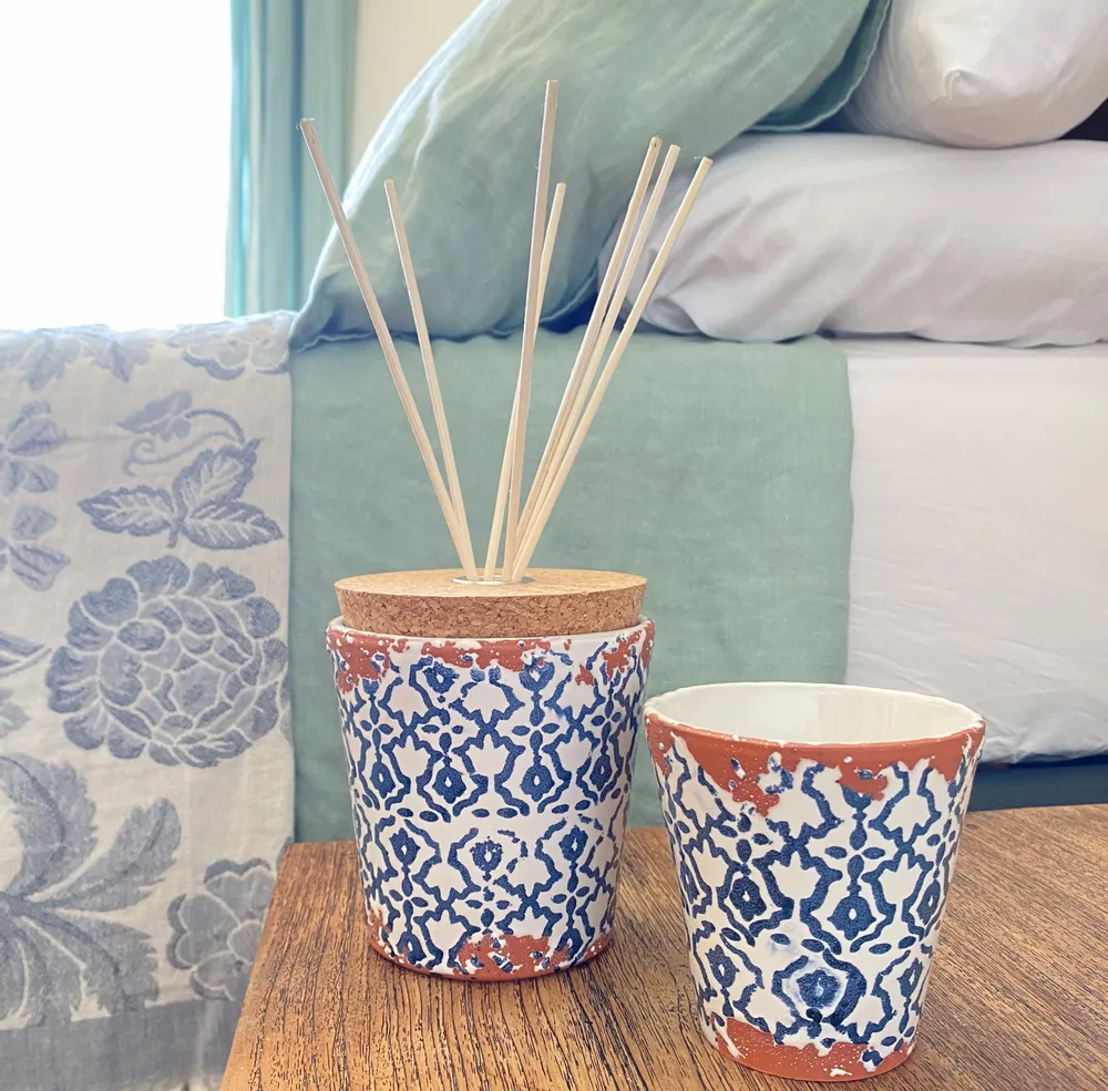 Candles - New Batik ceramic scented candles - WAX DESIGN - BARCELONA