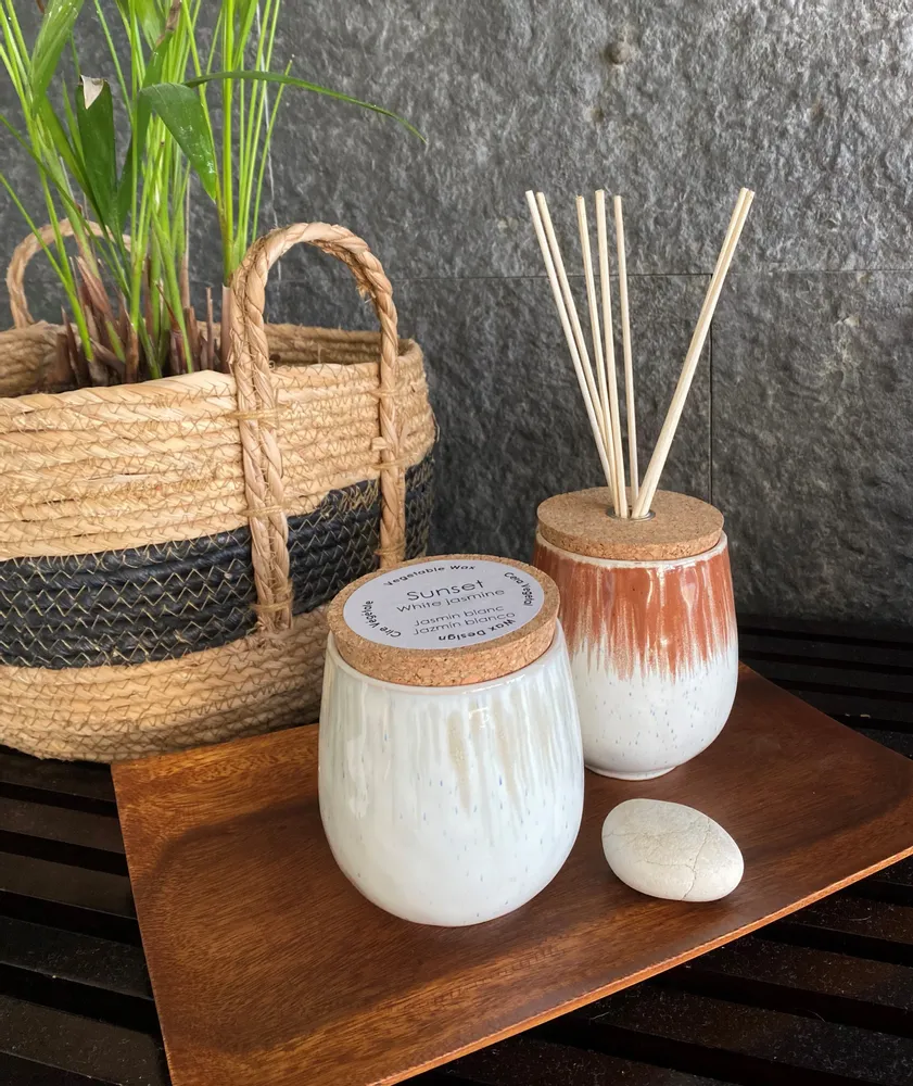 Candles - Mediterranean ceramic scented candles - WAX DESIGN - BARCELONA