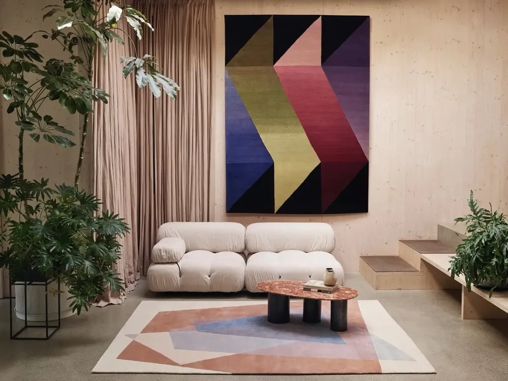 Contemporary carpets - CLARITY - Angles Collection - DEIRDRE DYSON