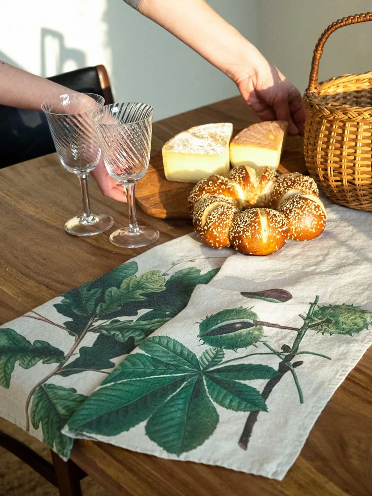 Cadeaux - Chêne et Marron d'Inde ǀ  Torchons en 100% lin lavé  - LINOROOM 100% LINEN TEXTILES