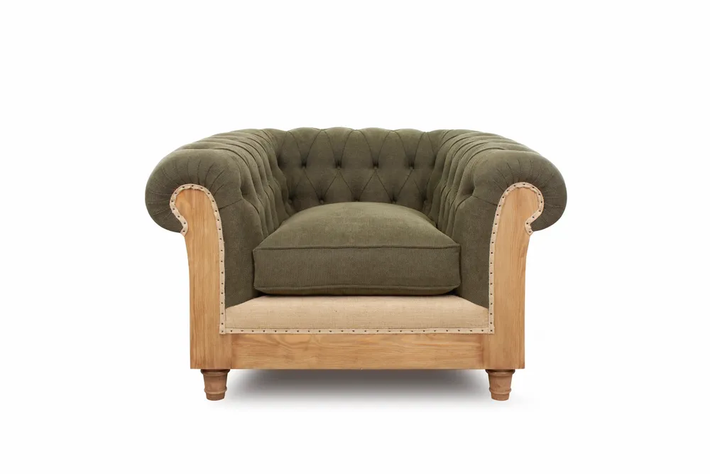 Sofas for hospitalities & contracts - Chesterfield Loor Essence | Armchair - CREARTE COLLECTIONS