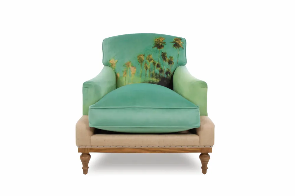 Fauteuils - Bourbon Palmiers Essence Maison Lévy | Fauteuil - CREARTE COLLECTIONS