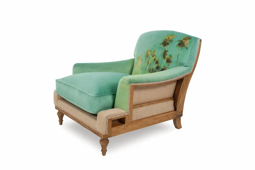 Fauteuils - Bourbon Palmiers Essence Maison Lévy | Fauteuil - CREARTE COLLECTIONS