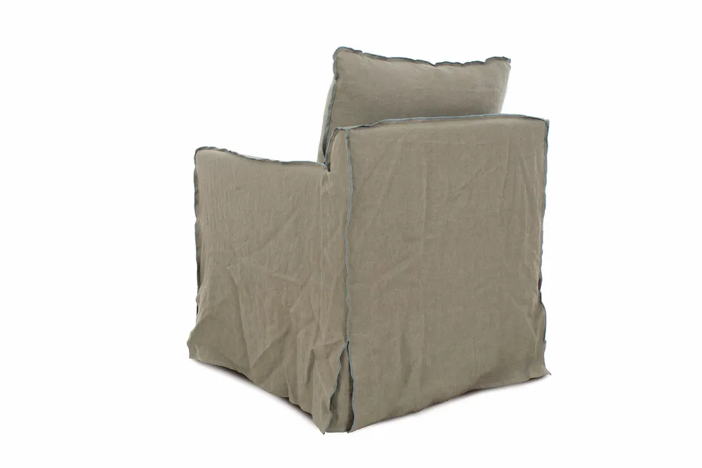 Armchairs - Tama Contemporain | Armchair with removable fabric cover - CREARTE COLLECTIONS