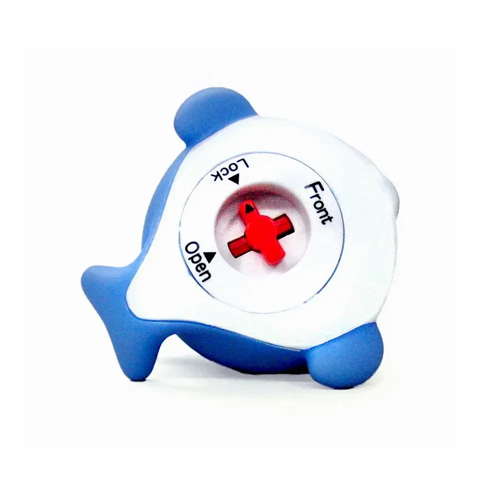 Jouets enfants - Dauphin bleu arroseur d’eau dans le bain  - collection Squirbbles / SANKYO TOYS - ABINGPLUS