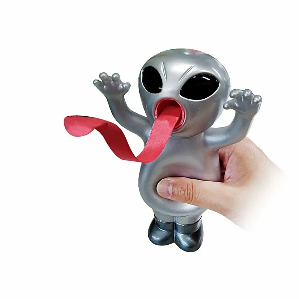Jouets enfants - Alien rigolo argent - collection Silly Alien / SANKYO TOYS - ABINGPLUS