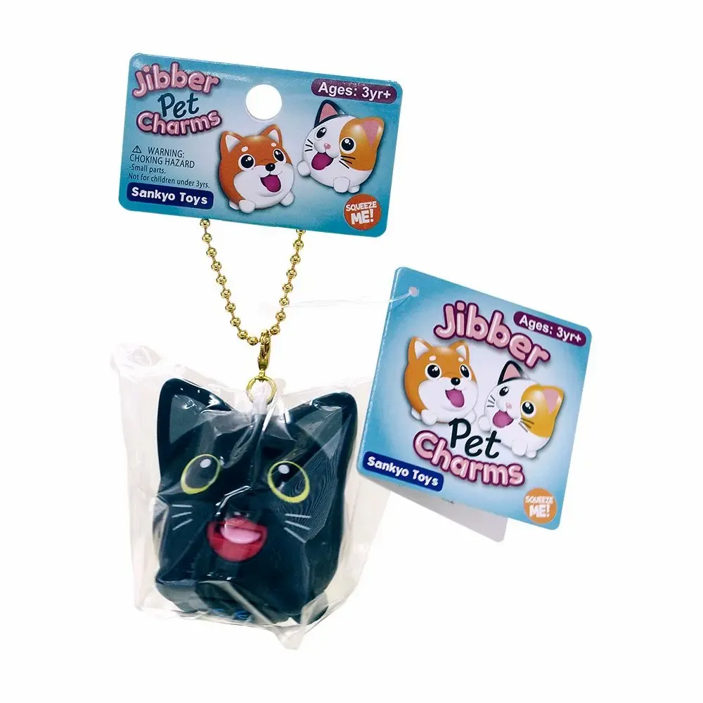 Kids accessories - Black cat - Jibber Pet Charms/SANKYO TOYS collection - ABINGPLUS