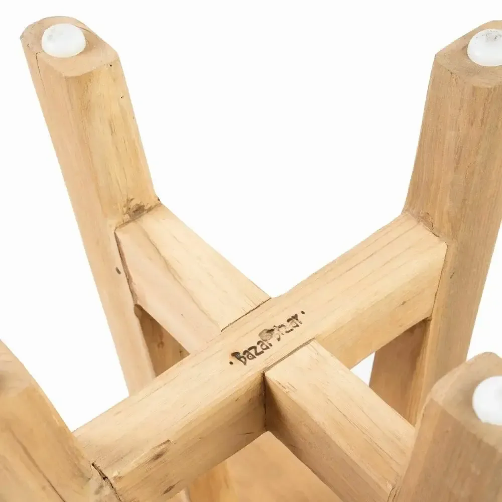Stools - The Atziri Stool - Natural - BAZAR BIZAR LIVING