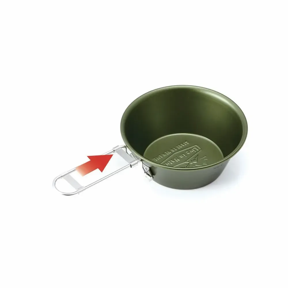 Barbecues - Tasse camping, poignée pliante, aluminium 300 ml  / SKATER - ABINGPLUS