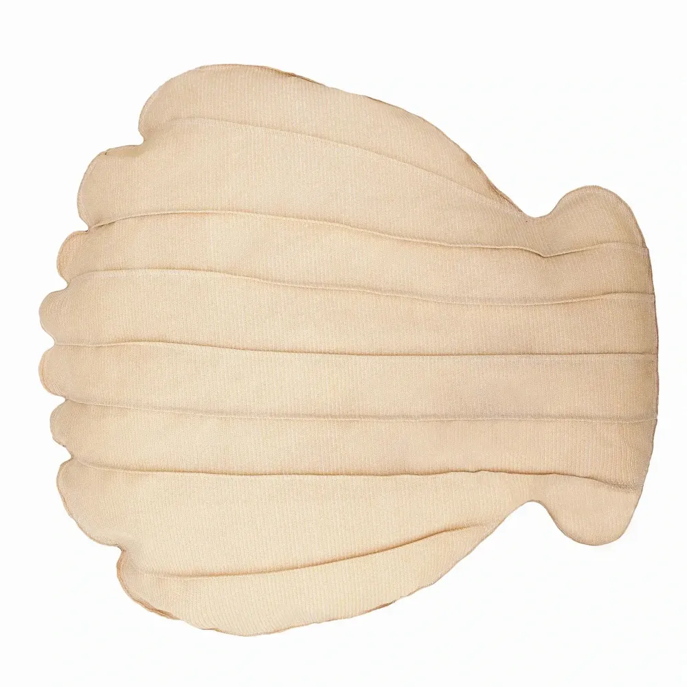 Transats - Pouf XL coquillage flottant/extérieur effet raphia - MX HOME