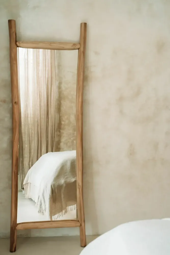 Mirrors - The Island Dressing Room Mirror - Natural - BAZAR BIZAR LIVING