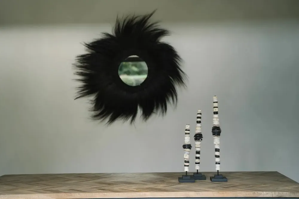 Mirrors - The Simba Mirror - Black - L - BAZAR BIZAR LIVING
