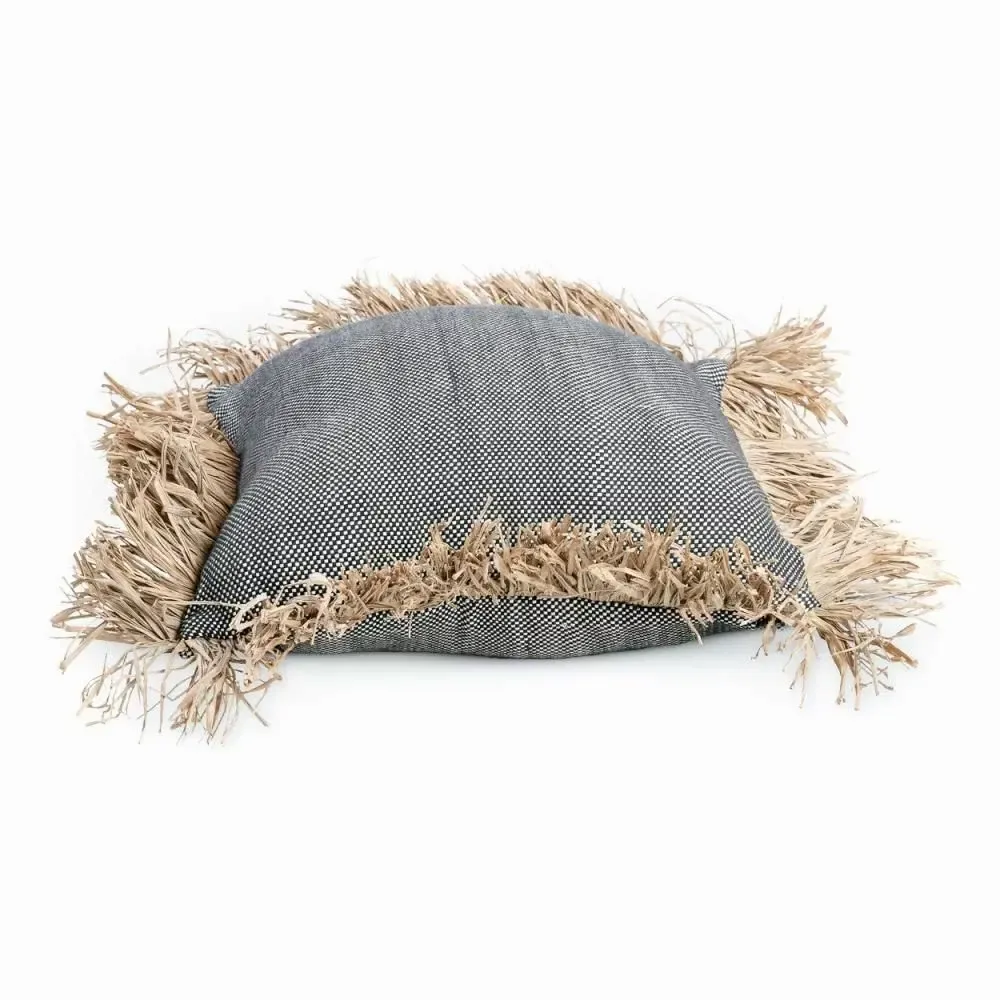 Coussins - L'Housse de Coussin Bonita en Coton - Noir Naturel - 40x40 - BAZAR BIZAR LIVING