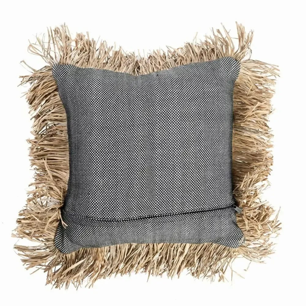 Coussins - L'Housse de Coussin Bonita en Coton - Noir Naturel - 40x40 - BAZAR BIZAR LIVING