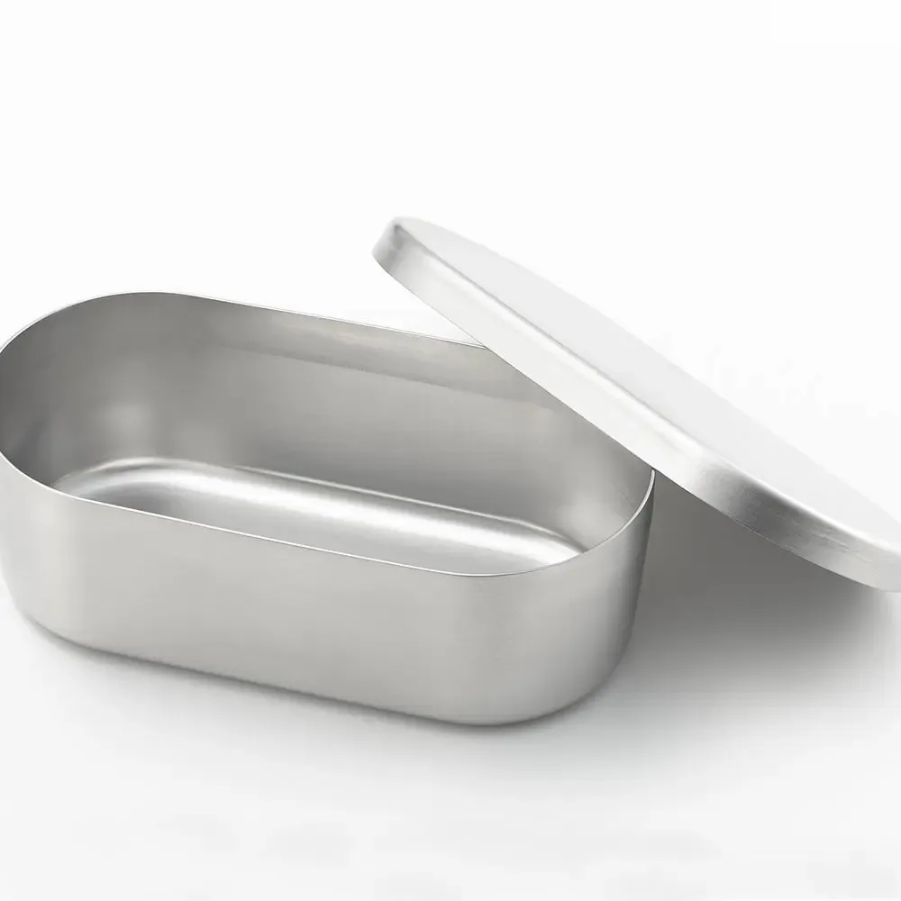 Ustensiles de cuisine - Boîte rectangulaire de 230 ml en acier inoxydable - collection And / YOSHIKAWA - ABINGPLUS