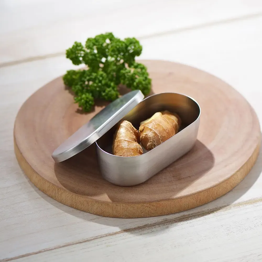 Ustensiles de cuisine - Boîte rectangulaire de 230 ml en acier inoxydable - collection And / YOSHIKAWA - ABINGPLUS