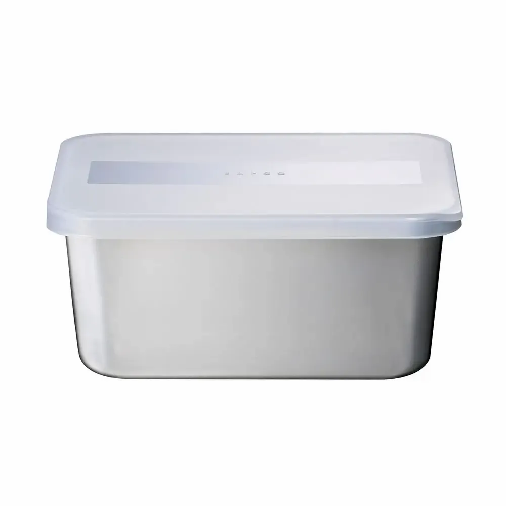 Food storage - Stainless steel kitchen storage box and semi-transparent lid - eATOCO/YOSHIKAWA collection - ABINGPLUS