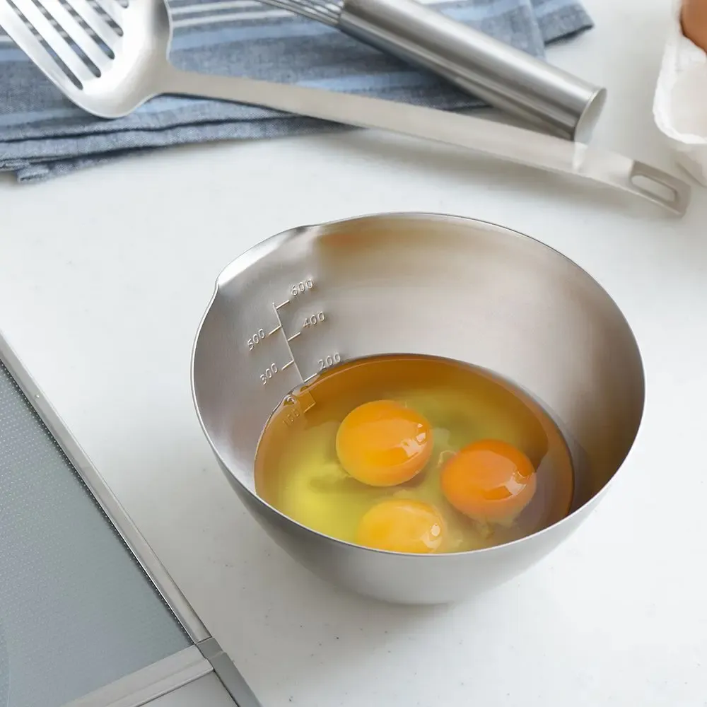 Ustensiles de cuisine - Bol de mesure de cuisine en acier inoxydable - collection Aikata / YOSHIKAWA - ABINGPLUS