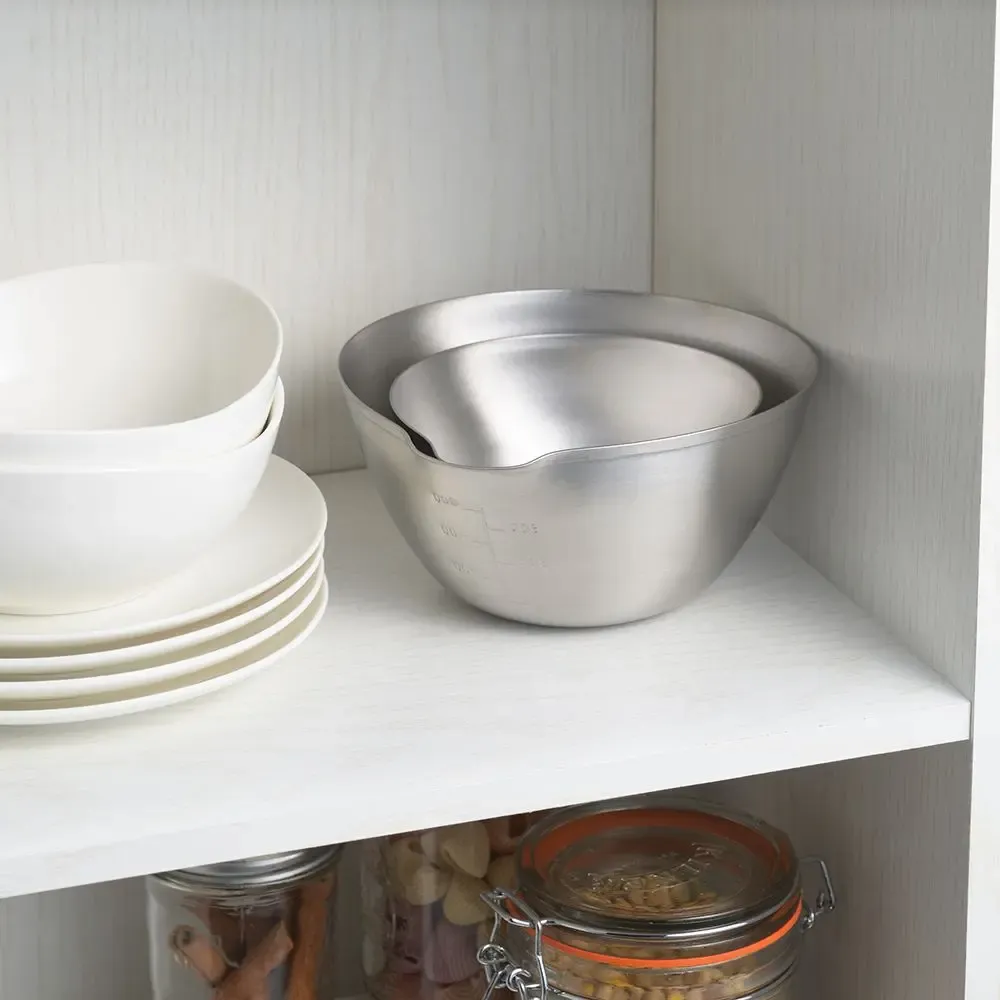 Ustensiles de cuisine - Bol de mesure de cuisine en acier inoxydable - collection Aikata / YOSHIKAWA - ABINGPLUS