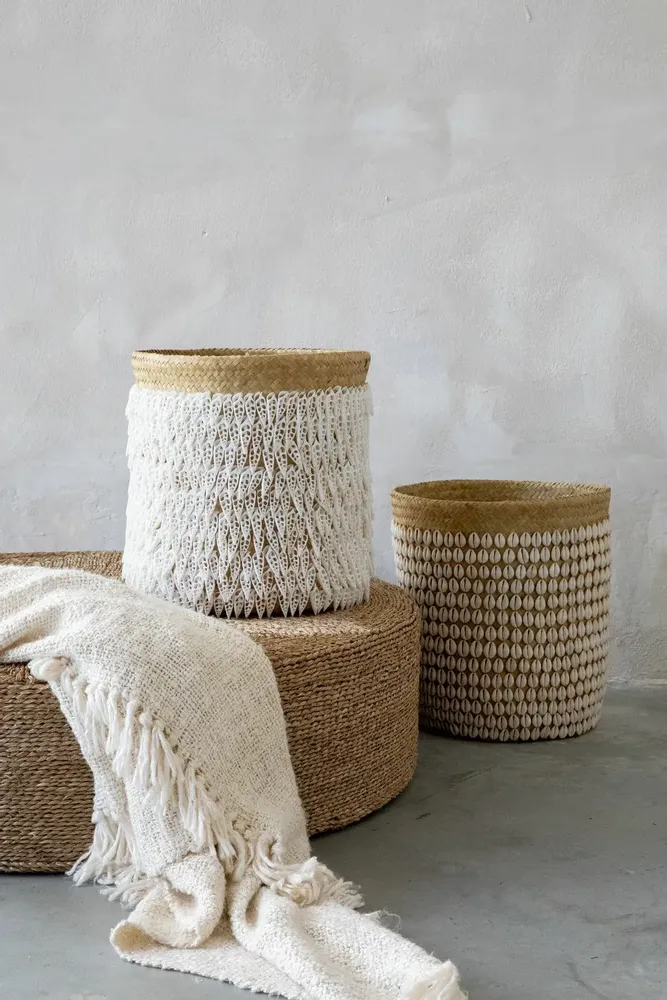 Caskets and boxes - The Pandan Basket #1 - BAZAR BIZAR LIVING