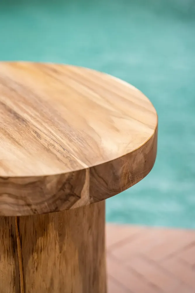 Coffee tables - The Inti Side Table - Natural - BAZAR BIZAR LIVING