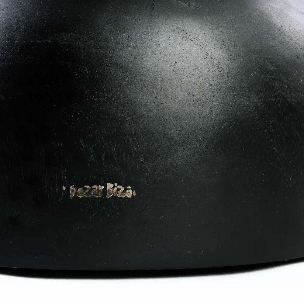 Tabourets - Le Tabouret Karbun - Noir Naturel - BAZAR BIZAR LIVING