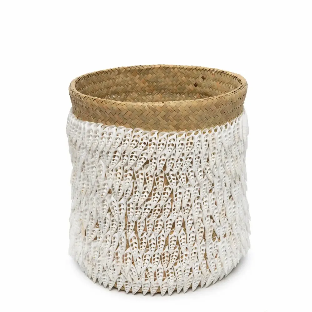 Coffrets et boîtes - La Panier Pandan #2 - Blanc Natural - BAZAR BIZAR LIVING