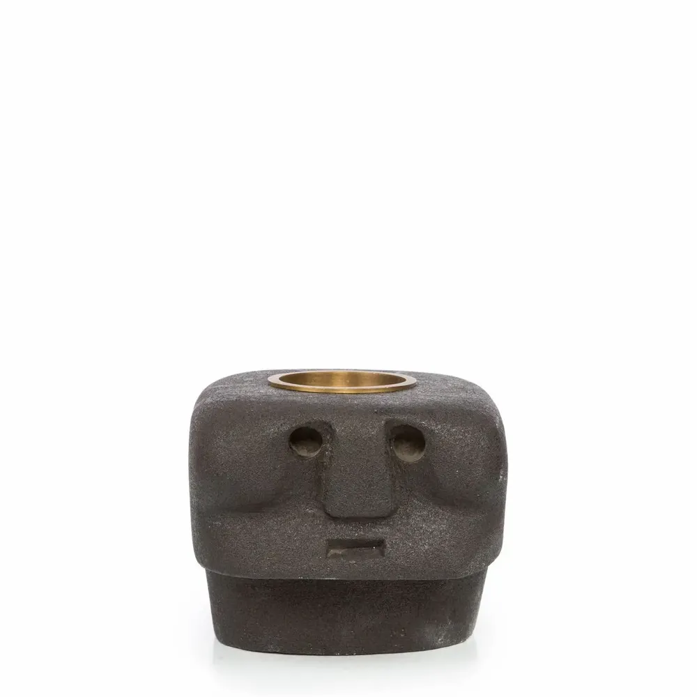 Bougeoirs et photophores  - Le Bougeoir En Pierre De Sumba #27 - BAZAR BIZAR LIVING