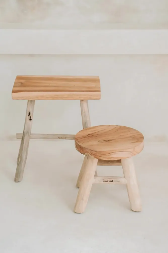 Stools - The Kedut Stool - BAZAR BIZAR LIVING