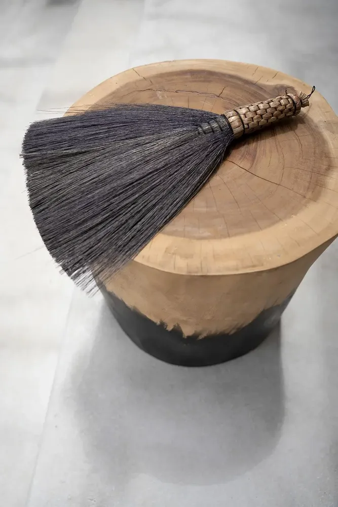 Tabourets - Le Tabouret Morocho - Noir Naturel - BAZAR BIZAR LIVING
