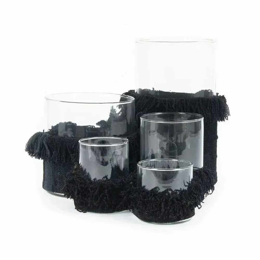 Candlesticks and candle holders - The Oh My Gee Candle Holder - Black Velvet - XXL - BAZAR BIZAR LIVING