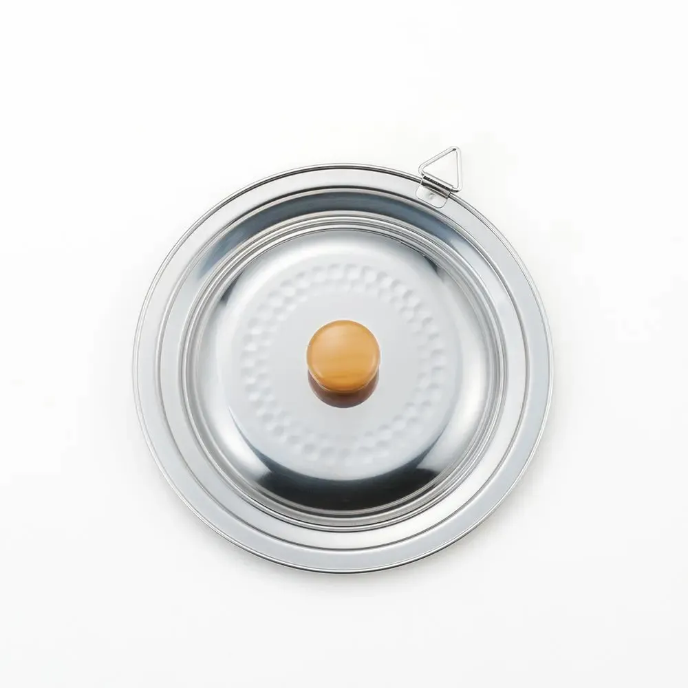 Casseroles - Couvercle pour casseroles de 16-18 cm en acier inoxydable - collection Yukihira / YOSHIKAWA - ABINGPLUS