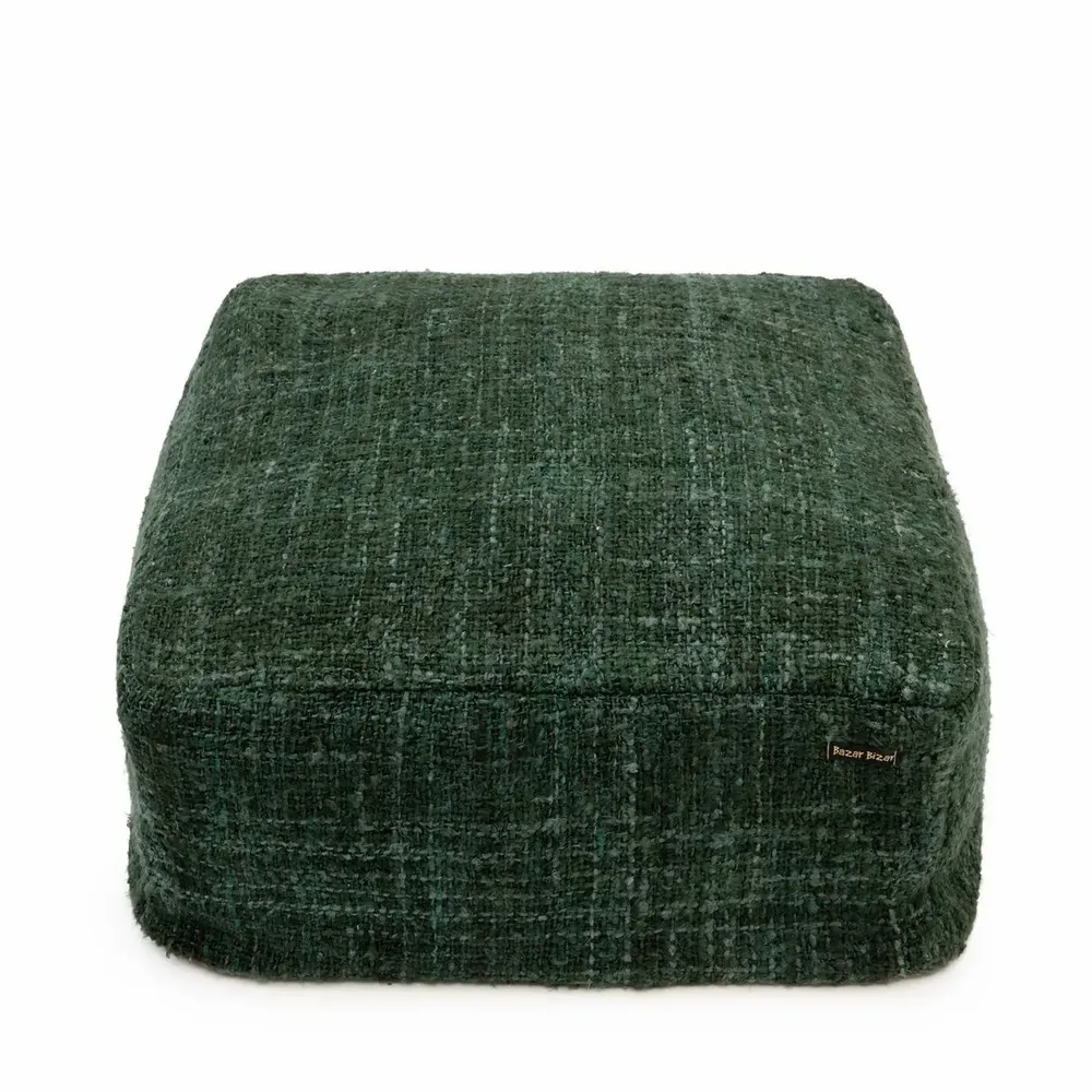 Poufs - The Oh My Gee Pouffe - Forest Green - BAZAR BIZAR LIVING