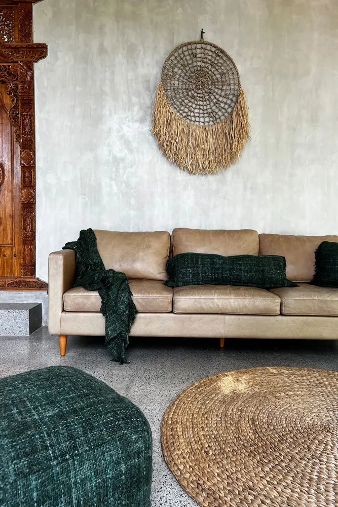 Poufs - The Oh My Gee Pouffe - Forest Green - BAZAR BIZAR LIVING