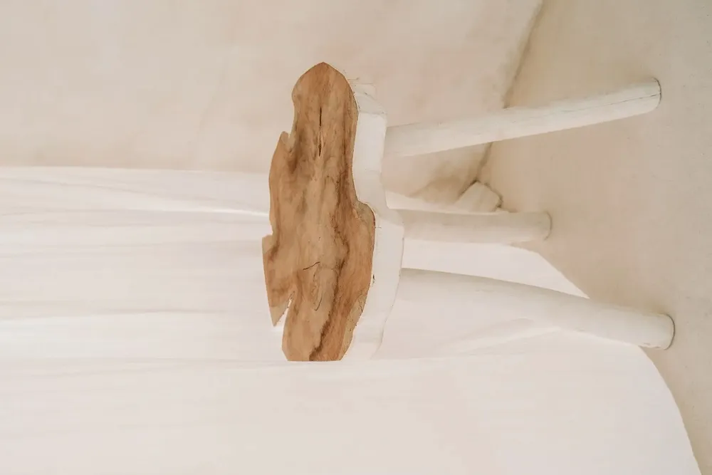 Tables basses - La Table D'appoint Organic - Blanc Naturel - BAZAR BIZAR LIVING