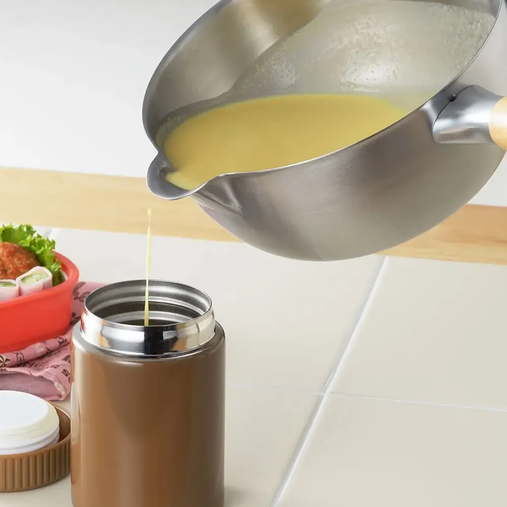 Saucepans  - 18 cm saucepan, stainless steel, with two spouts - Aikata/YOSHIKAWA co - ABINGPLUS