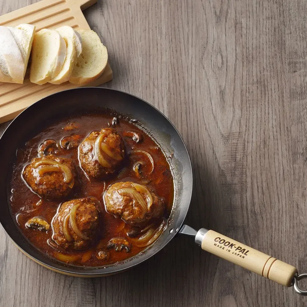 Frying pans - Steel Frying Pan L skillet/YOSHIKAWA - ABINGPLUS