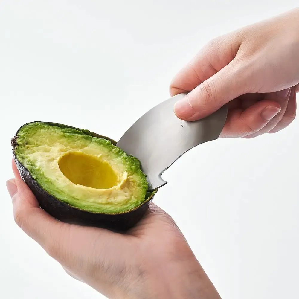 Kitchen utensils - Muku stainless steel avocado pitter - eATOCO/YOSHIKAWA collection - ABINGPLUS