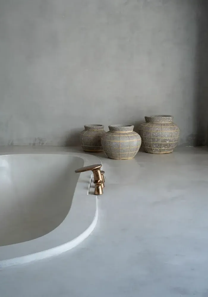 Vases - The Belly Vase - Concrete Natural - S - BAZAR BIZAR LIVING