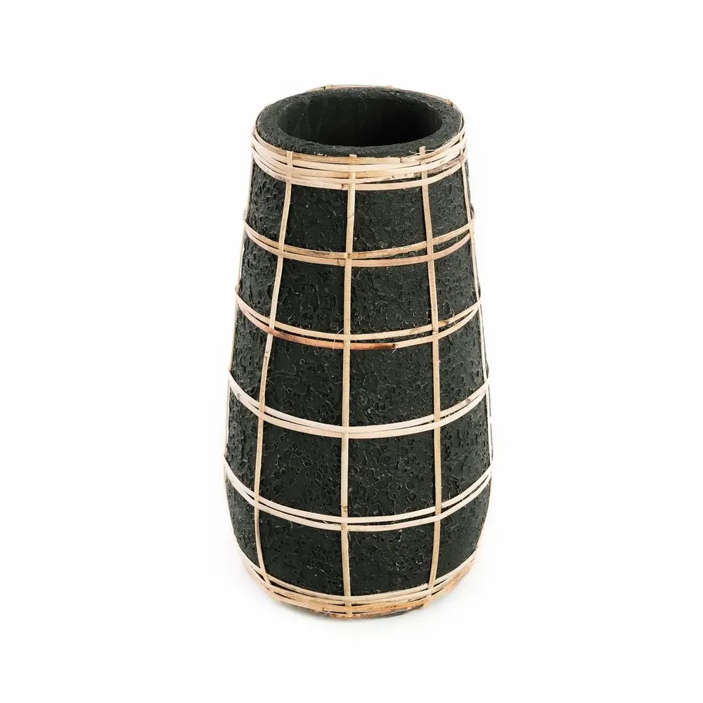 Vases - The Cutie Vase - Black Natural - M - BAZAR BIZAR LIVING