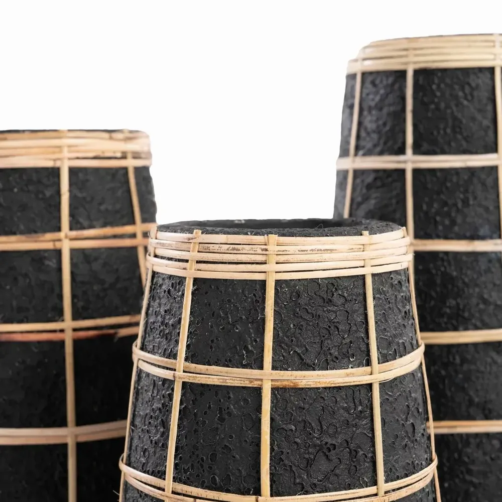 Vases - The Cutie Vase - Black Natural - S - BAZAR BIZAR LIVING