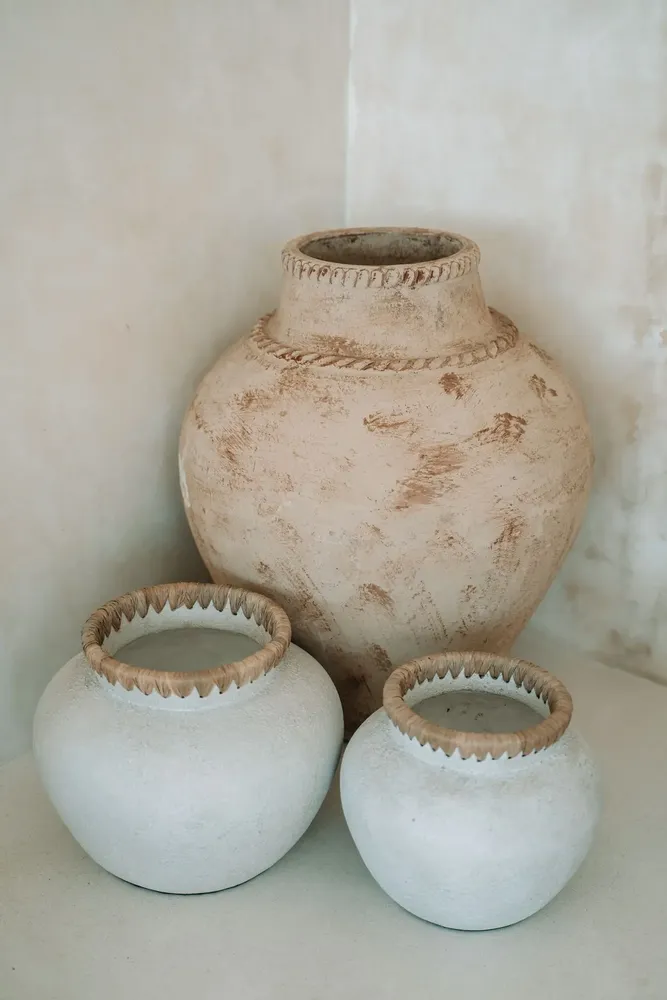 Vases - Le Vase Styly - Béton Naturel - L - BAZAR BIZAR LIVING