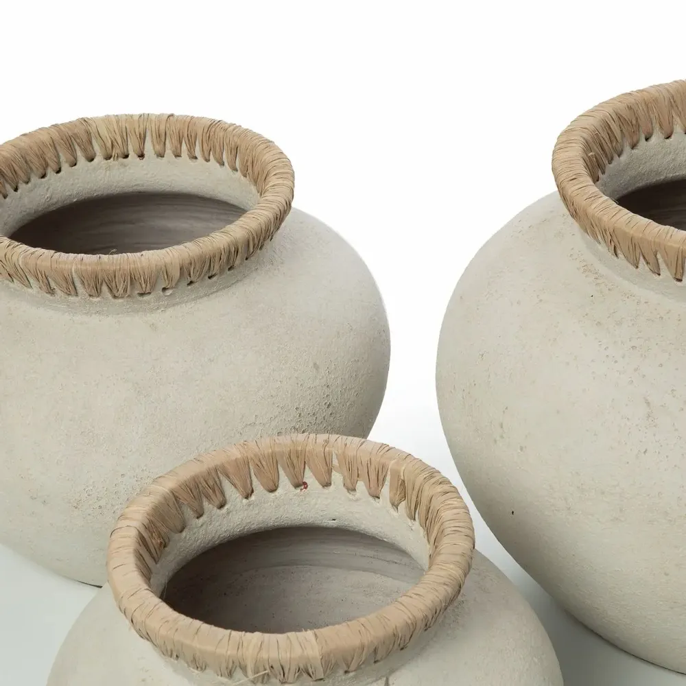 Vases - Le Vase Styly - Béton Naturel - L - BAZAR BIZAR LIVING