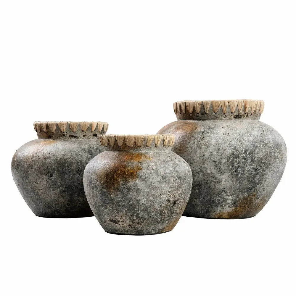 Vases - Le Vase Styly - Gris Antique - L - BAZAR BIZAR LIVING