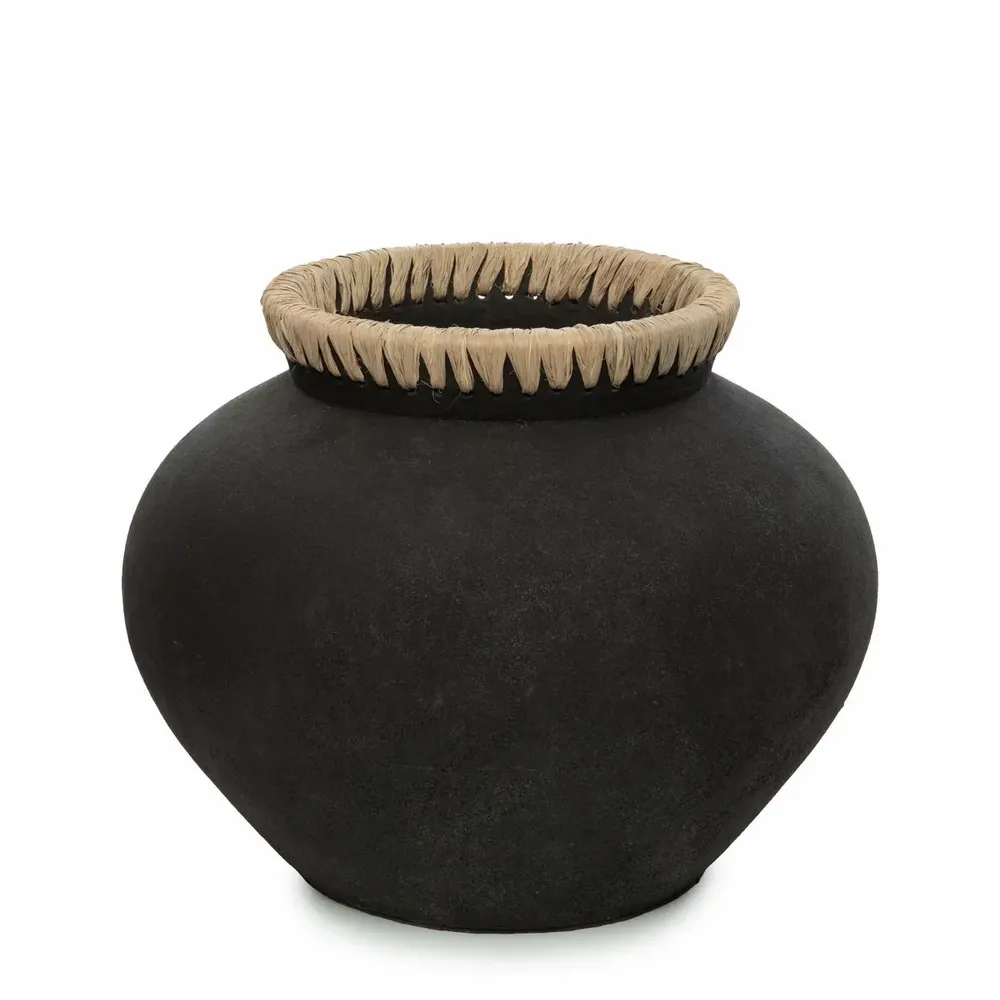 Vases - Le Vase Styly - Noir Naturel - L - BAZAR BIZAR LIVING