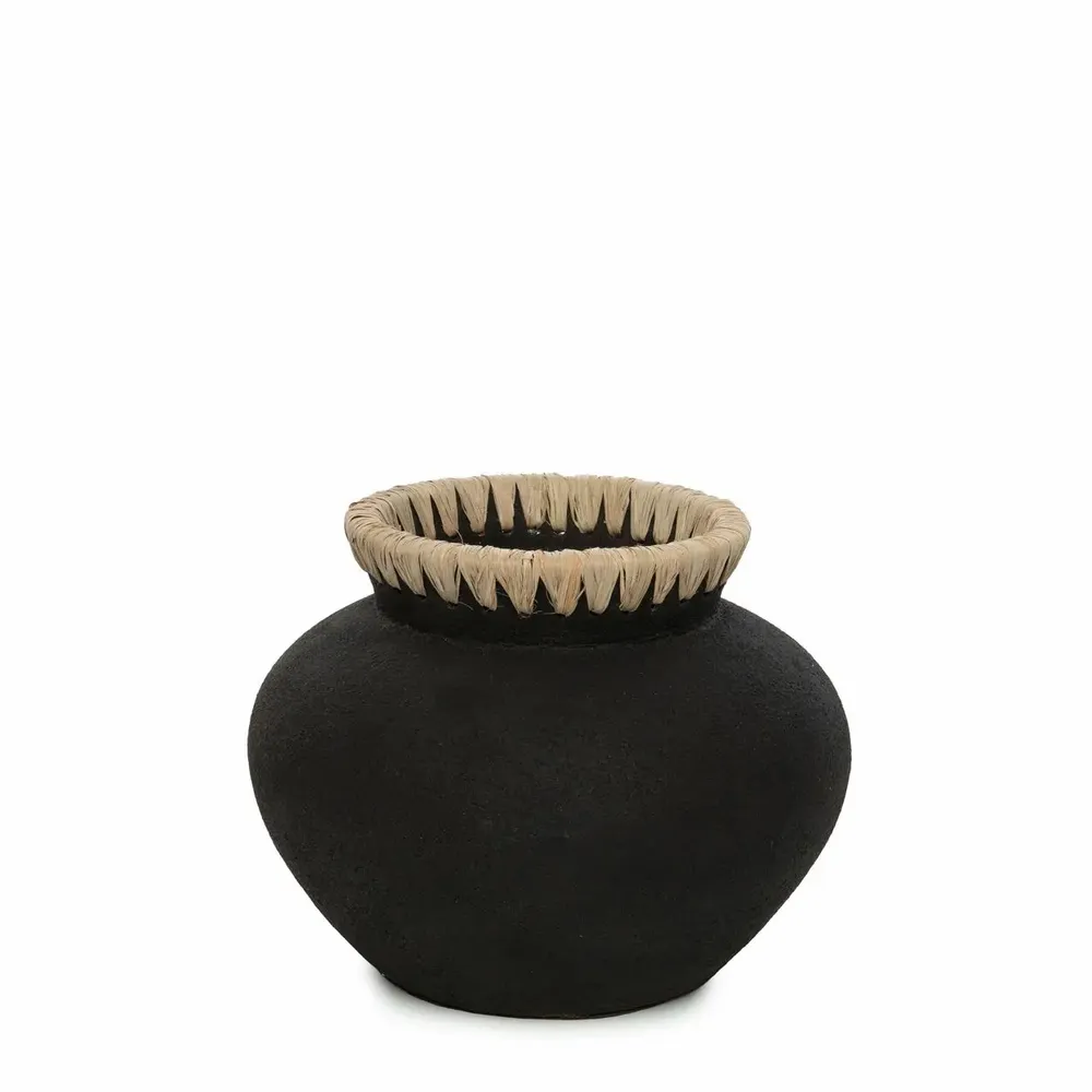 Vases - The Styly Vase - Black Natural - S - BAZAR BIZAR LIVING
