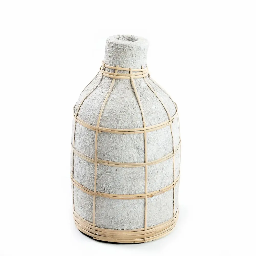 Vases - The Whoopy Vase - Concrete Natural - L - BAZAR BIZAR LIVING
