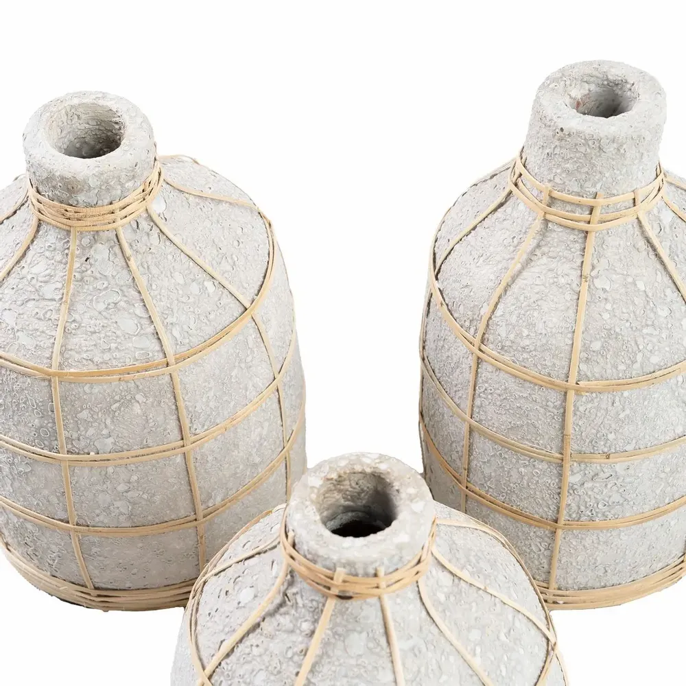 Vases - The Whoopy Vase - Concrete Natural - L - BAZAR BIZAR LIVING